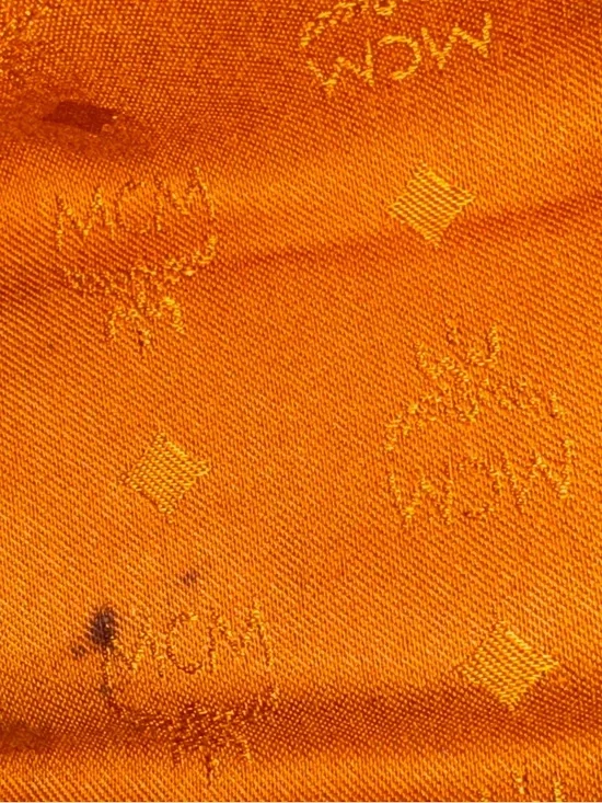 MCM Cognac Visetos Mini Crossbody Satchel with Gold Hardware - Picture 16 of 16